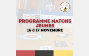 16 et 17 Novembre : Programme