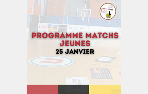 25 et 26 janvier : Programme