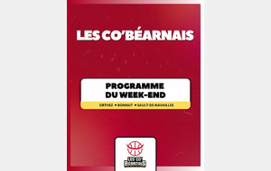 10 et 11 Janvier : Programme du week-end