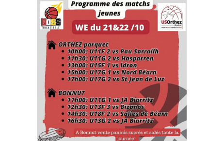 21 et 22 Octobre 2023 : Le Programme