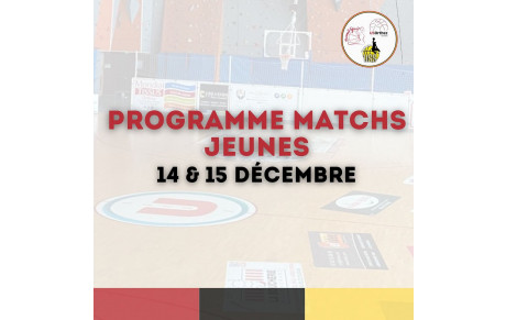 14 et 15 Décembre : Programme